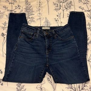 Madewell Curvy Petite High Rise Skinny Jeans